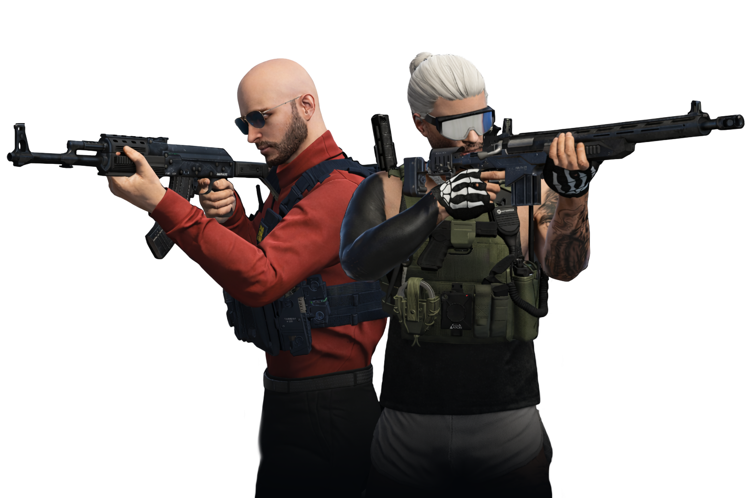 Kevin Jenkins & Eddie Hoser in action